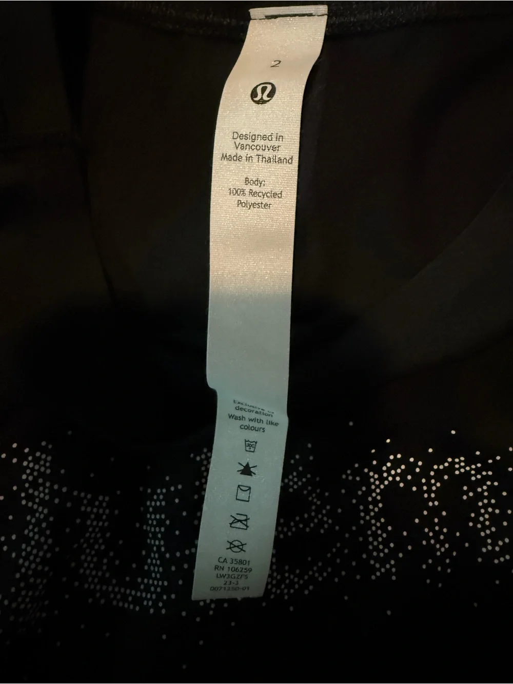 Lululemon Ultralight Reflective Running T-Shirt Size 2
